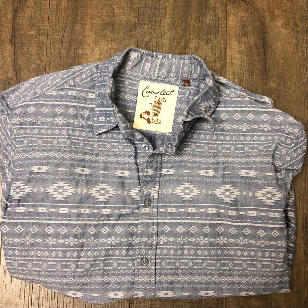 Coastal Button Up Short Sleeve
